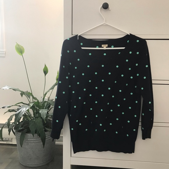 Jcrew Polka Dot Sweater - Picture 2 of 7
